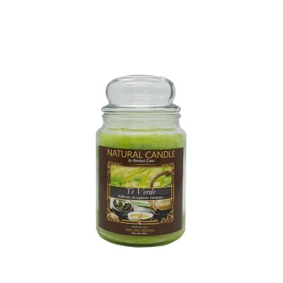 Candela Nature Candle 580g Te' Verde