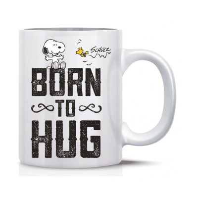 Tazza Mug Peanuts Snoopy Born To Hug