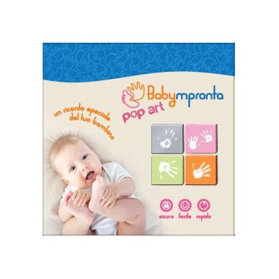 Set Baby Impronta Pop Art 4 Quadretti 20x20