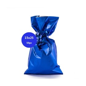 Buste Regalo Perlate Blu 15x25 50pz