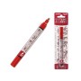 Blister Pen Double Line Silver-Rosso 2-3mm