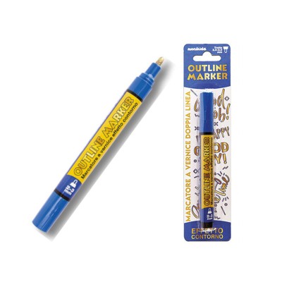 Blister Pen Double Line Oro-Blu 2-3mm