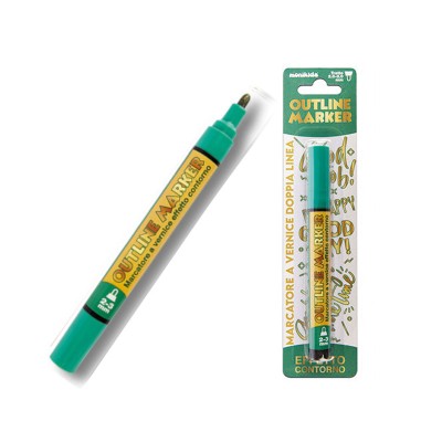 Blister Pen Double Line Oro-Verde 2-3mm