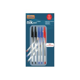 Blister 5 Penne a Sfera Colori Assortiti