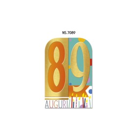 Biglietti Numeroni N.89 6pz