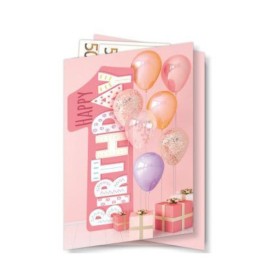 Biglietti Buon Compleanno 1 Anno Porta Soldi 6pz