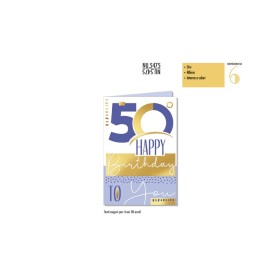 Biglietti Buon Compleanno 50 Anni 6pz