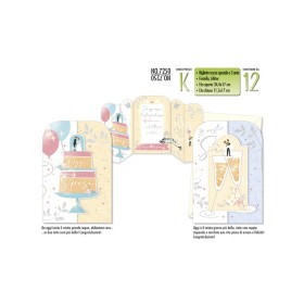 Biglietti Nozze Speciali A Tre Ante 12pz