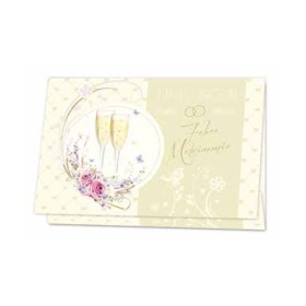 Biglietti Felice Matrimonio Porta Soldi 12pz