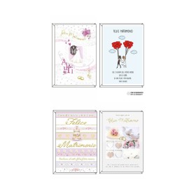 Biglietti Felice Matrimonio 12pz