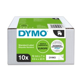 Nastri Dymo D1 12mmx7m Nero Su Bianco 10pz