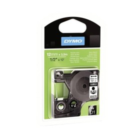 Nastri Dymo Nylon 13mmx3,5m Stampa Nera su Bianco