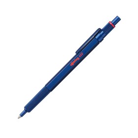 Rotring 600 Penna A Sfera Punta M Inchiostro Nero Corpo Blu Ricaricabile