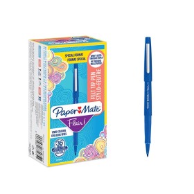 PaperMate Flair Pennarelli Punta M 1,1mm Colore Blu 36pz