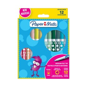 Pennarelli PaperMate Kids Punta In Feltro 12pz