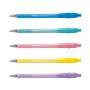 Paper Mate Flexgrip Ultra Penna a Sfera a Scatto Punta M 1mm Colori Pastello 5pz Inchiostro Blu