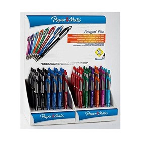 Espositore Penne Gel PaperMate FlexGrip Elite Colori Assortiti 60pz