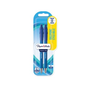Blister Penne a Sfera a Scatto Paper-Mate Flexgrip Ultra M Blu 2pz