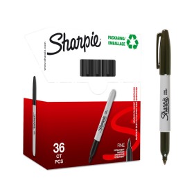 Marcatori Sharpie Indelebili Punta Fine Nero Special Pack 36pz
