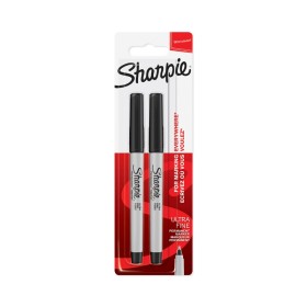 Pennarelli Sharpie Indelebili Punta Ultrafine Nero 2pz