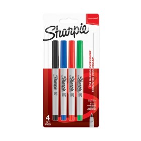 Pennarelli Sharpie Indelebili Punta Ultrafine Colori Assortiti 4pz