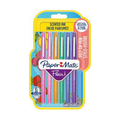 Pennarelli PaperMate Flair Scented M 1,1mm 6pz