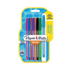 Penne a Sfera PaperMate InkJoy 100ST Punta M 1,0mm Colori Assortiti 8pz
