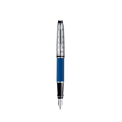 Penna Stilografica Waterman Expert Deluxe Blu Obsession CT F
