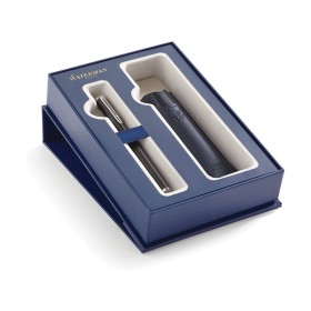 Set con Astuccio e Penna Stilografica Waterman Hemisphere Matt Black CT M