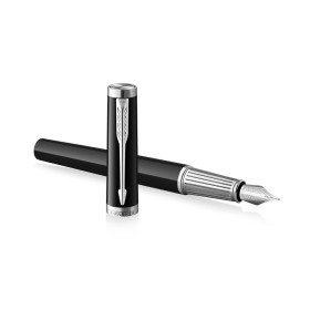 Penna Stilografica Parker Ingenuity Nera Puntale Cromato F
