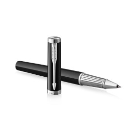Penna Roller Parker Ingenuity Nera Puntale Cromato