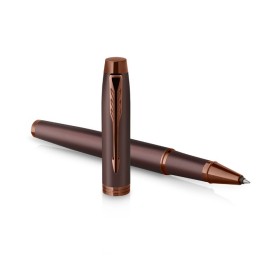 Penna Roller Monocromatica Burgundy Parker IM Inchiostro Blu Finitura e Puntale Bordeaux