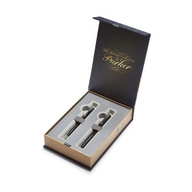 Set Regalo Parker Sonnet Penna a Sfera e Penna Stilografica Lacca Nera