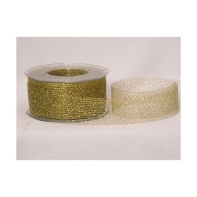 Rotolo Nastro Rete 40mm x 25mt Colore Oro