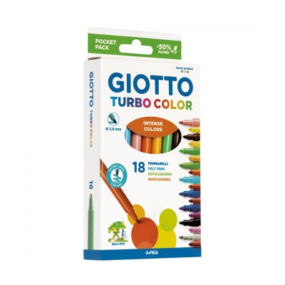 Pennarelli Giotto Turbo Color Astuccio 18pz