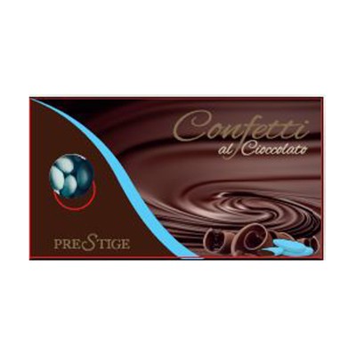 Confetti Azzurri con Interno Cioccolato 1Kg