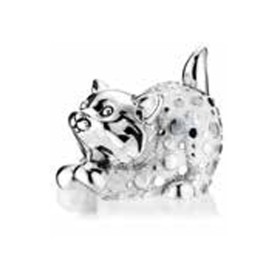 Gatto Argento con Pois