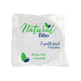 Piatti Fondi Bioplastica 50pz 21,5cm