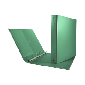 Raccoglitori NETTUNO 4 Anelli Tondi D30 Formato A4 Colore Verde Scuro