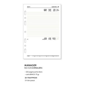 copy of Agenda Bi-Giornaliera 6x9 a Righe Top Quality