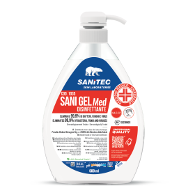 Sani Gel Med 600ml Gel Detergente