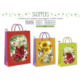 Shopper Carta 32x44 XL Fiori Fotografico