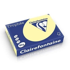 Carta Fotocopie Colorata Clairefontaine A3 80g 500 Fogli Colore Tenue Giallo