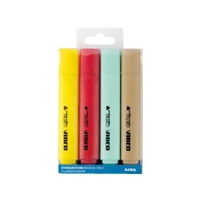 Busta Evidenziatori Tratto Video 4 pz MEDITERRANEO