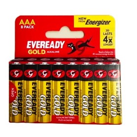 Blister Pile Mini Stilo AAA Energizer 8pz