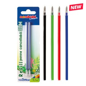 Blister Refill Slim Cancellabili Colore Rosso