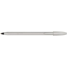 Penne a Sfera Bic Cristal Glacè Silver Nero