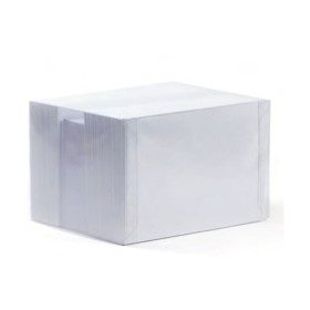 Scatola 100 Cartoncini e 100 Buste Bristol Bianche f.to 9