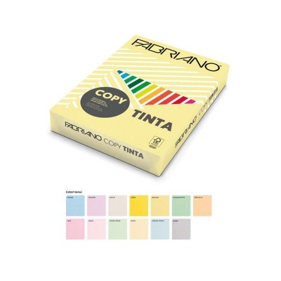 Carta Fotocopie Colorata Fabriano Copy Tinta A4 160g 250 Fogli Colori Tenui