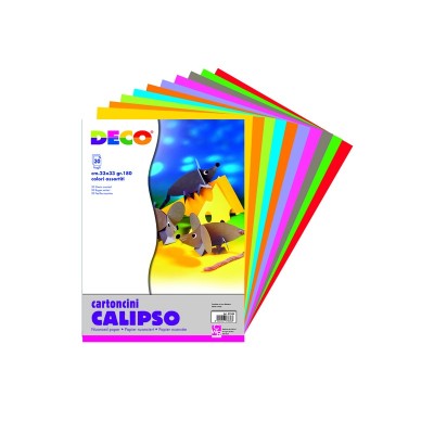 Album da 30 Fogli Cartoncini Calipso Colori Assortiti